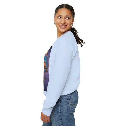 Whimsical Halloween Mischief Unisex Heavy Blend™ Crewneck Sweatshirt