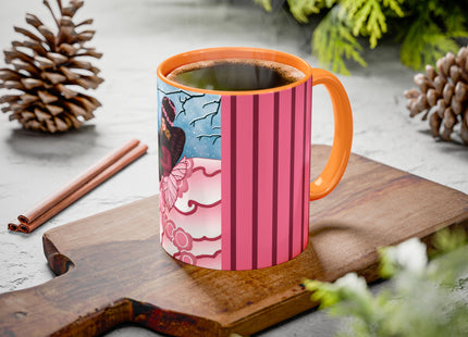 Winter Rose Empress Colorful Mugs (11oz, 15oz)