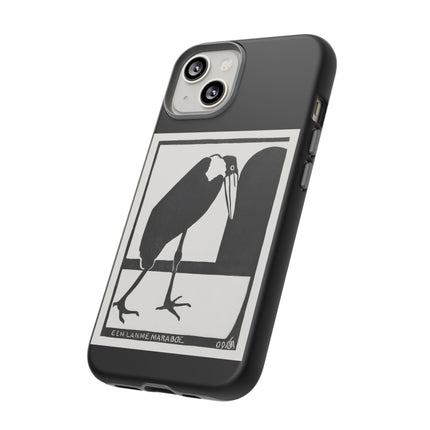 A Lame Marabou by Samuel Jessurun de Mesquita Phone Cases