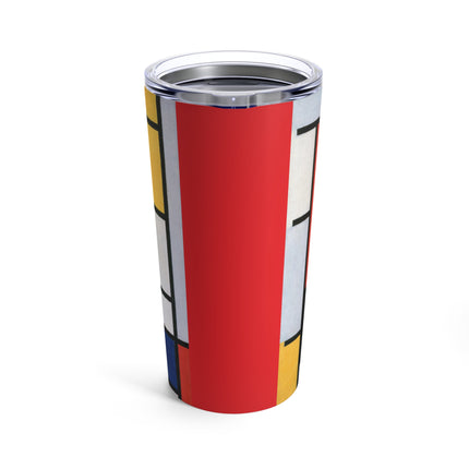 Composition with Red, Yellow, Blue, and Black by Piet Mondrian Tumbler 20oz