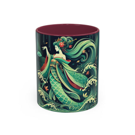 Mermaid Queen Rising from the Deep Colorful Mugs (11oz, 15oz)