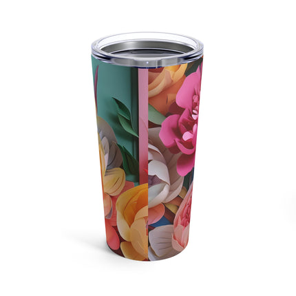 Peonies in Full Bloom Tumbler 20oz