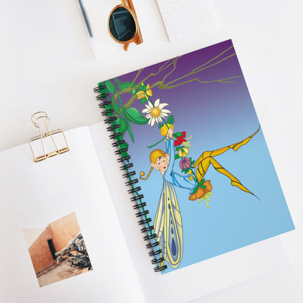 A Fairy's Delight Spiral Notebook - Ruled Line