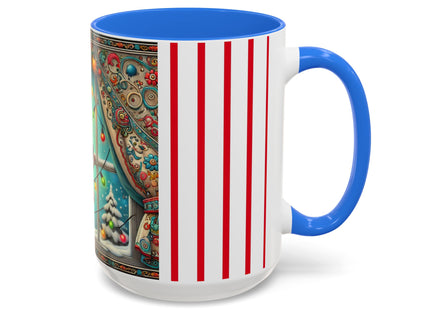Mischief in Tinselland Colorful Mugs (11oz, 15oz)