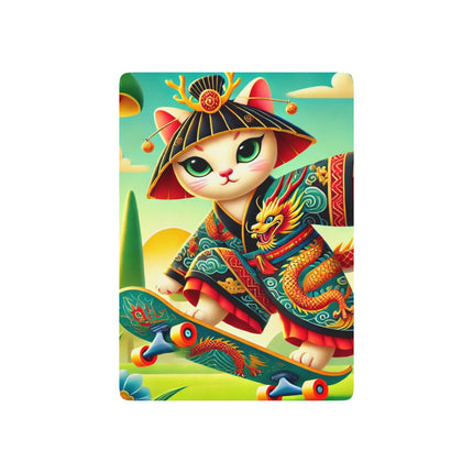 Dragon Dance on Wheels Playing Cards