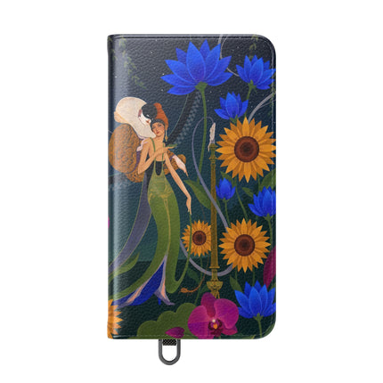🌙🕯️ The Lady Of The Midnight Garden Flip Case – Art Deco Nocturne