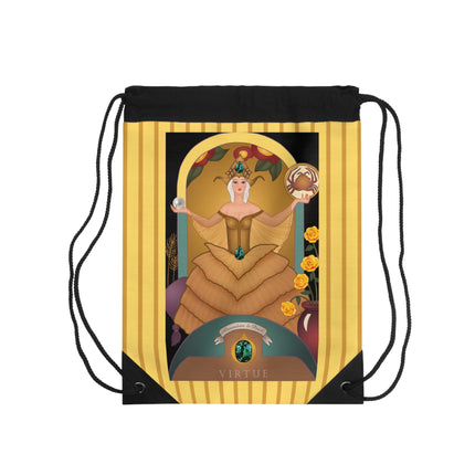 June & Pearl, Alexandrite Zodiac Drawstring Bag