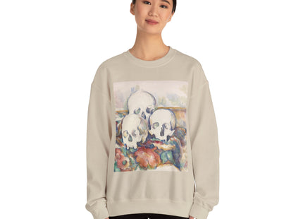 The Three Skulls by Paul Cézanne Unisex Heavy Blend™ Crewneck Sweatshirt