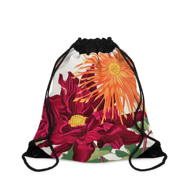 Dahlia by Tanigami Kônan Drawstring Bag