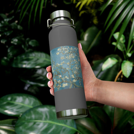 Almond Blossom by Vincent van Gogh Copper Vacuum Insulated Bottle, 22oz