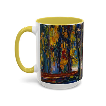 In the Park of St. Cloud by Wassily Kandinsky Colorful Mugs (11oz, 15oz)