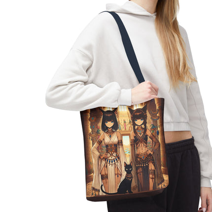 The Egyptian Priestess Cats Tote Bag – Temple Guardians & Ancient Grace