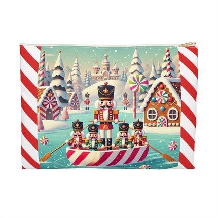 Nutcracker Candy-Striped Adventure Accessory Pouch