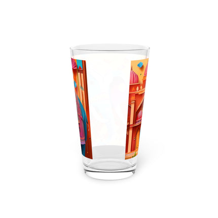 Elephant at an Autumn Festival Glass, 16oz