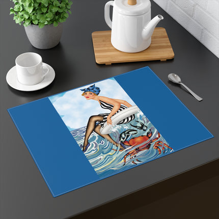 Playful Waves and Fashion Follies Placemat, 1pc