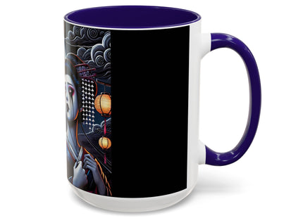 Geisha’s Black Ink Tears Colorful Mugs (11oz, 15oz)