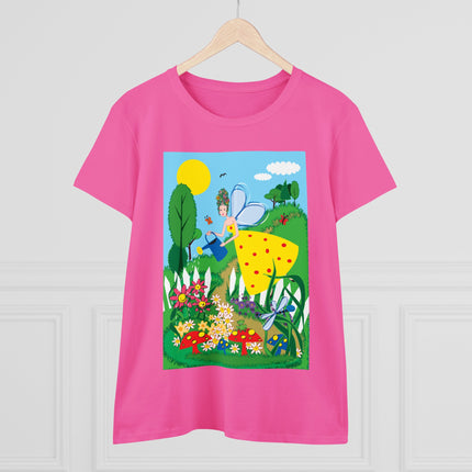 Garden Magic Women's Midweight Cotton Tee