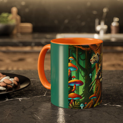 Silent Stripes Colorful Mugs (11oz, 15oz)