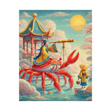 The Celestial Crab Navigator Matte Vertical Posters