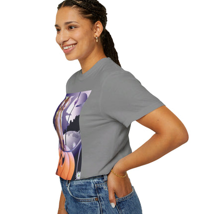 The Startled Pumpkin Unisex Garment-Dyed T-shirt