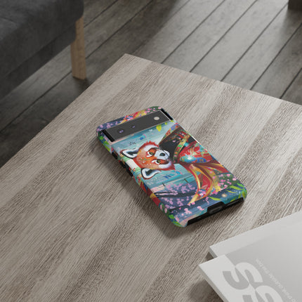 Cybernetic Red Panda Phone Cases