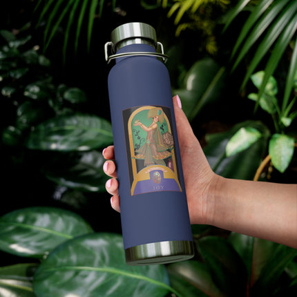 October & Opal, Tourmaline (from the Gem Series) by Sofia Chiostri Copper Vacuum Insulated Bottle, 22oz