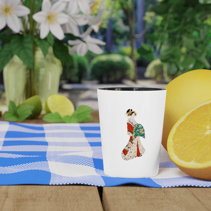 Japanese Woman by Hosoda Eishi Ceramic Shot Glass
