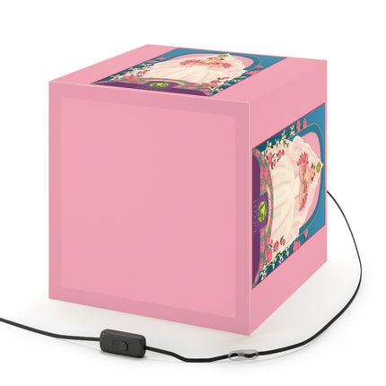August & Peridot Zodiac Light Cube Lamp