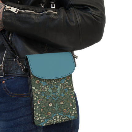 Blackthorn by William Morris Small Cell Phone Wallet