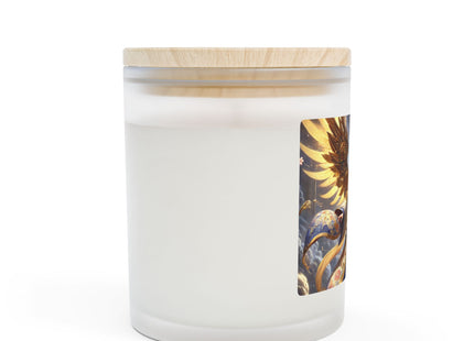 Valkyrie Descending Through Storm Frosted Glass Candle, 11oz
