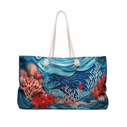 Enchanting Underwater Scene Weekender Bag