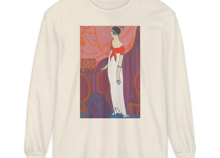 L’Entracte by Georges Lepape Garment-dyed Long Sleeve T-Shirt