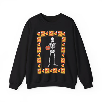 Candy Corn Skeleton Unisex Heavy Blend™ Crewneck Sweatshirt