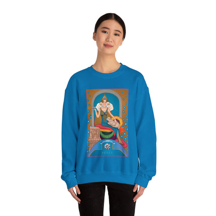 April & Diamond (from the Gem Series) by Sofia Chiostri Heavy Blend™ Crewneck Sweatshirt
