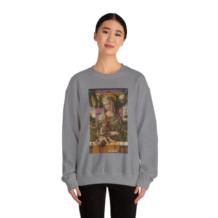 Madonna and Child by Carlo Crivelli Heavy Blend™ Crewneck Sweatshirt