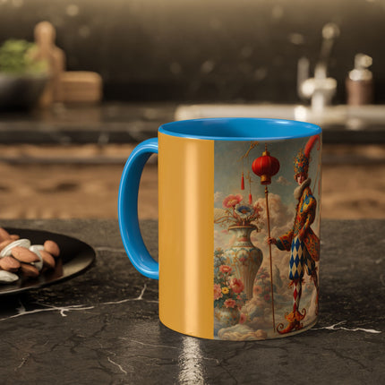 The Ornamental Jester Colorful Mugs (11oz, 15oz)