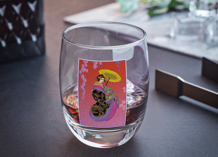 Enchanting Geisha Whiskey Glass