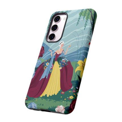 🌹🌿 The Willow Garden Promenade Phone Case – Art Deco Floral Elegance