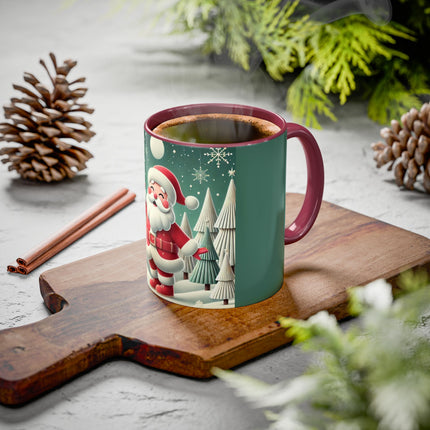 Santa's Joyful Night Colorful Mugs (11oz, 15oz)