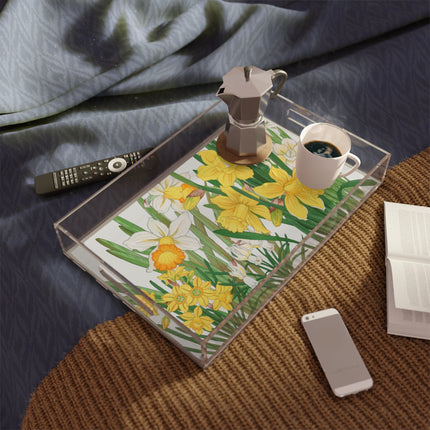 Daffodil by Tanigami Kônan Acrylic Serving Tray