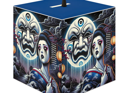 Geisha’s Black Ink Tears Light Cube Lamp