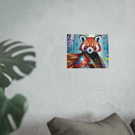Cybernetic Red Panda Fine Art Posters