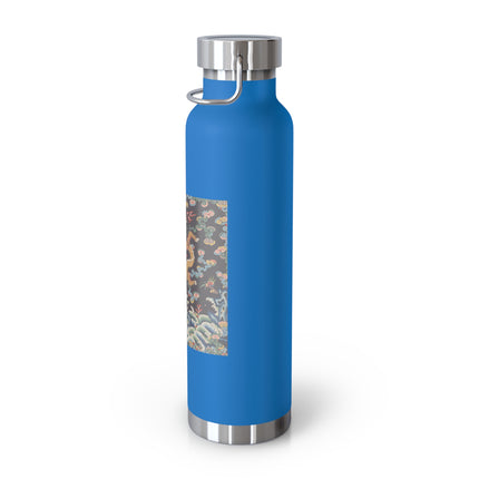 Rank Badge with Dragon with Deer Hooves Copper Vacuum Insulated Bottle, 22oz