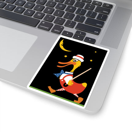 Dapper Duck Kiss-Cut Stickers (4 Sizes)