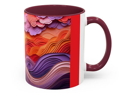 Dramatic Sunset Sky Colorful Mugs (11oz, 15oz)
