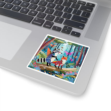 Whimsical Woodland Kiss-Cut Stickers (4 Sizes)