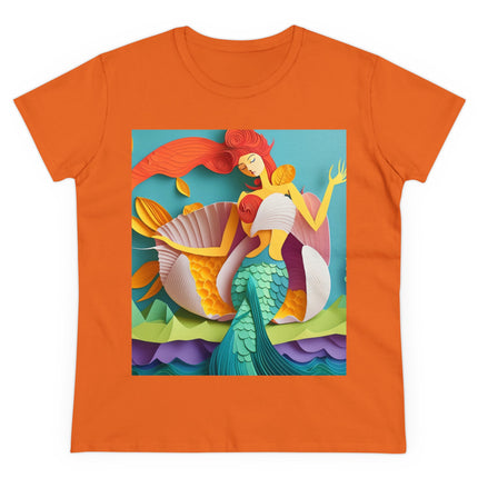 Charming Mermaid Women's Midweight Cotton Tee