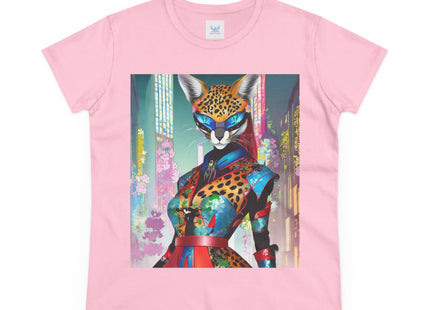 Cyber Cat Glamour Cotton Tee