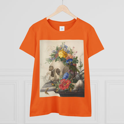 Vanitas Still Life by Herman Henstenburgh Women's Midweight Cotton Tee
