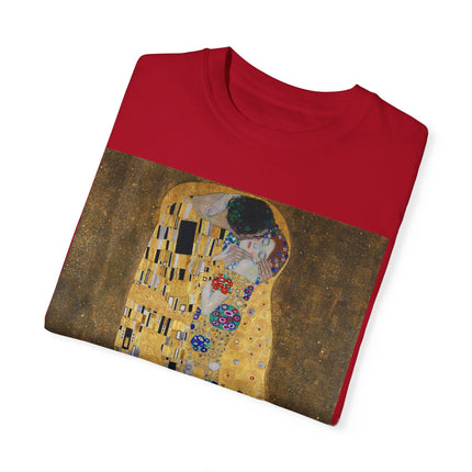 The Kiss by Gustav Klimt Unisex Garment-Dyed T-shirt